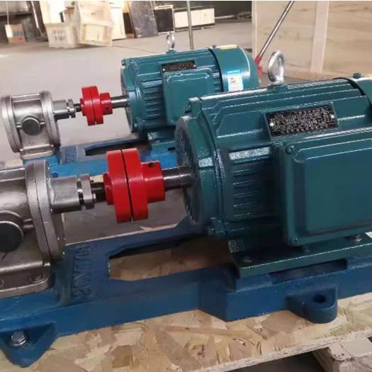 不锈钢2CY整机高压齿轮泵自吸增压燃油泵铸铁高温输油泵柴油泵