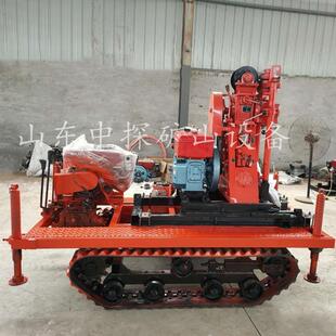 工厂直发履带式工程50钻机矿脉勘测小型设备浅层岩芯取样钻机