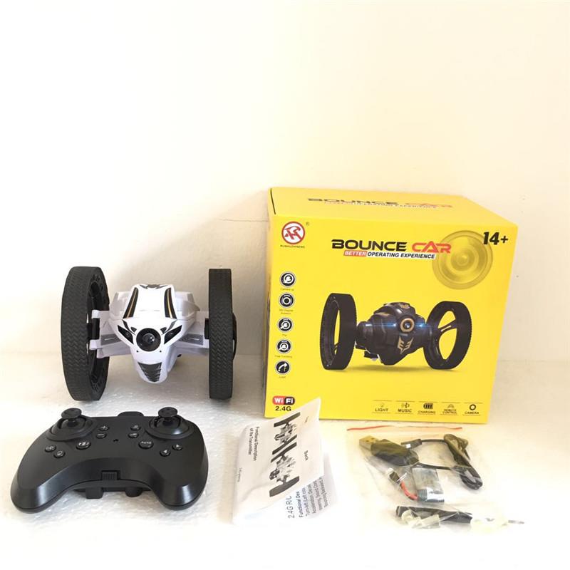 新品2.4G遥控弹跳车rh803儿童电动遥控车模型玩具汽车可充电