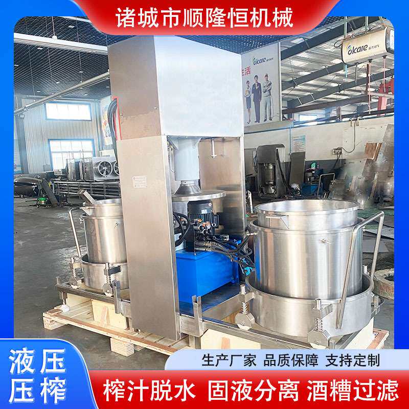 豆汁豆浆过滤压榨机不锈钢果蔬破碎压榨机小型柑橘橙汁挤压压榨机