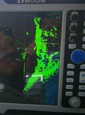 国产森禾S1000船用导航雷达12.1英寸彩色液晶雷达4KW内河雷达CCS