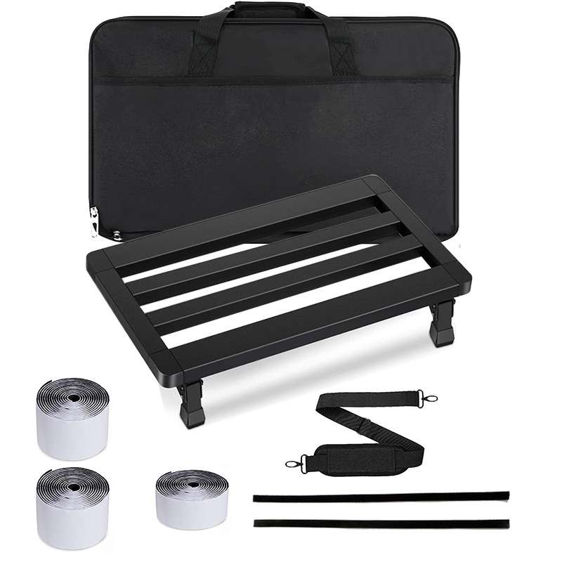 电吉他单块效果器板子固定架子轨道板便携可移动中心杆设计吉它