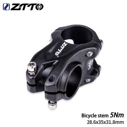 ZTTO 山地公路速降自行车短把立 0度立管 35mm 口径31.8自行车配
