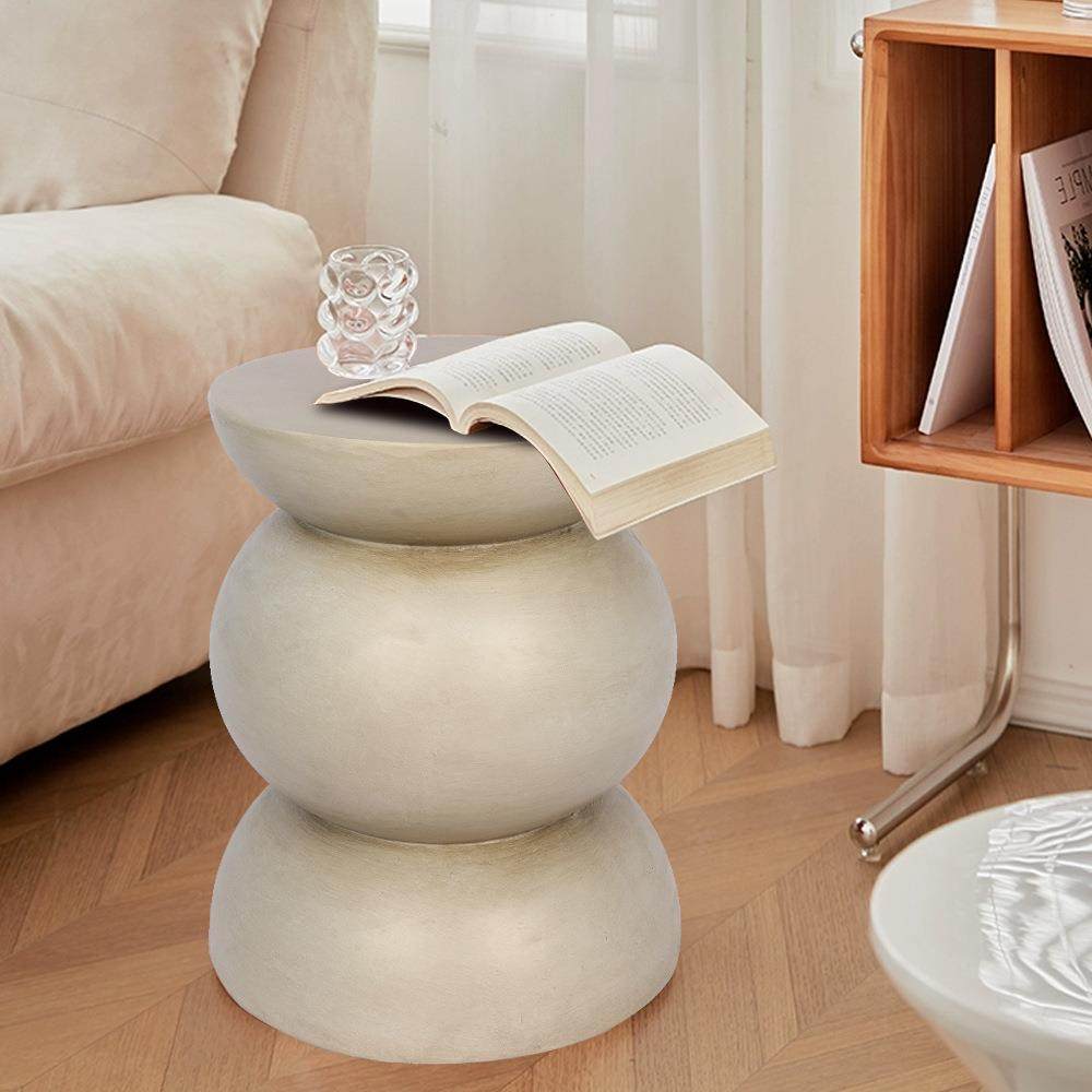 创意床边几沙发小茶几家用简约小桌子诧寂风客厅轻奢民宿卧室角几