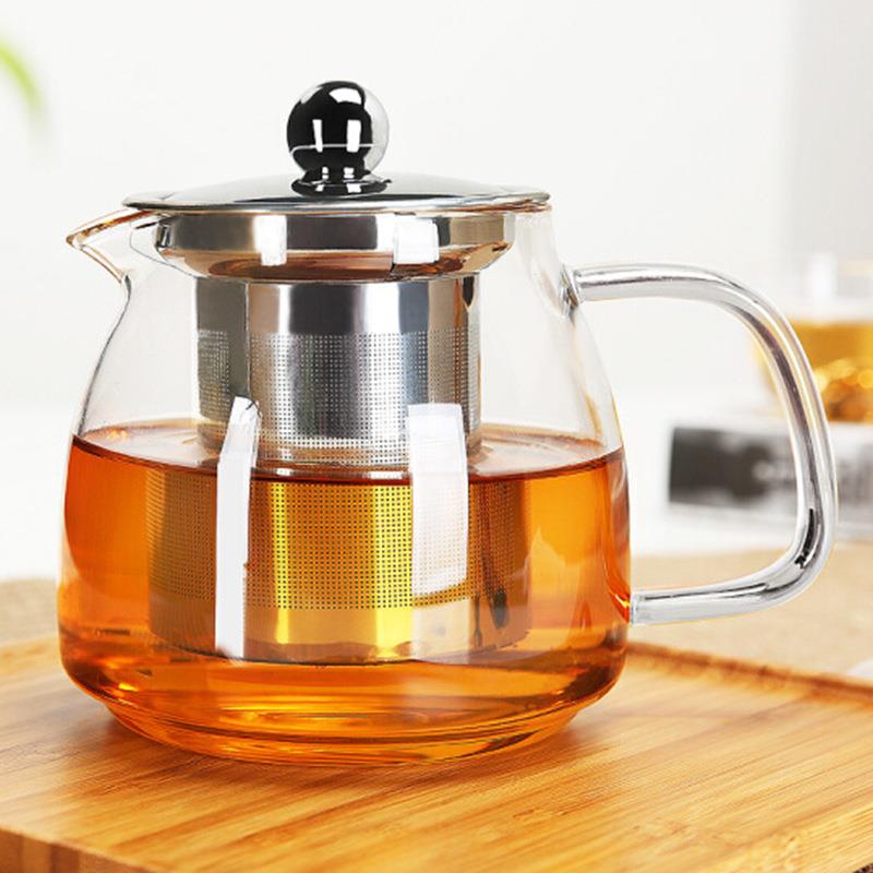 耐高温泡茶壶玻璃单壶电陶炉煮茶壶套装普洱过滤茶具家用烧水壶大