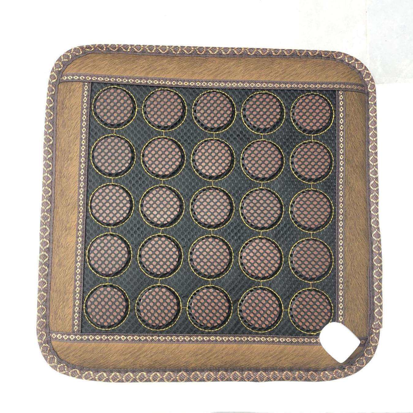 泗水滨红黄砭石坐垫数显温控可加热可定时保健温灸久坐