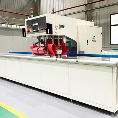 PVC夹网布膜布全自动高周波拼接机浦雄膜材焊接设备