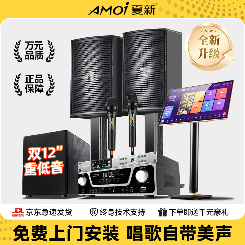 夏新（Amoi）家庭ktv音响套装点歌机全套设备影院家用K歌卡拉OK