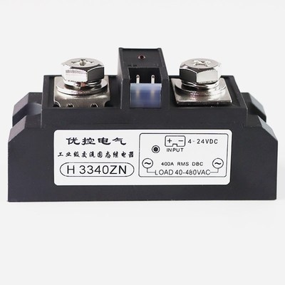 H3400ZF ZD ZE 工业级固态继电器H3340ZN 400A JGX  H3400Z