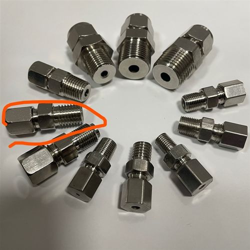 热电偶活动卡套螺丝 温度传感器 测温探头 热电阻固定螺纹1/8 4分