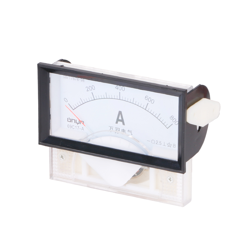 69C17-A 机械式指针式直流电流表 1A直通 200A/75mV  85.5*45.5MM