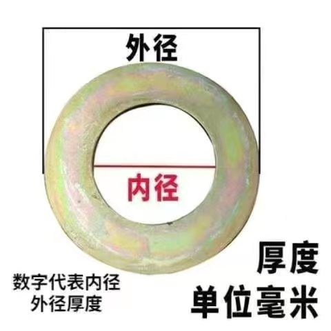 怪手垫片斗轴垫片马拉头垫片挖土机斗轴间隙调整圆形耐磨轴承垫圈