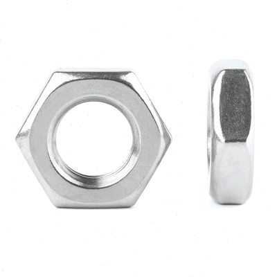 六角细紧4螺帽牙牙四方型镀锌k螺母薄扣不锈钢30焊接卡型扁盖式反