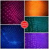 舞台灯光清晰酒吧全彩色星空音乐餐厅酒吧星空氛围灯光房彩色浪漫