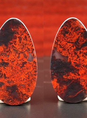 桂林鸡血玉石平安牌方牌天然玉石吊坠挂件项链挂坠男女款情侣玉牌