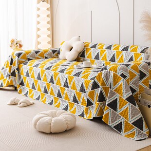 纯棉防滑沙发盖布巾沙发毯盖巾全包万能沙发套罩四季通用沙发坐垫