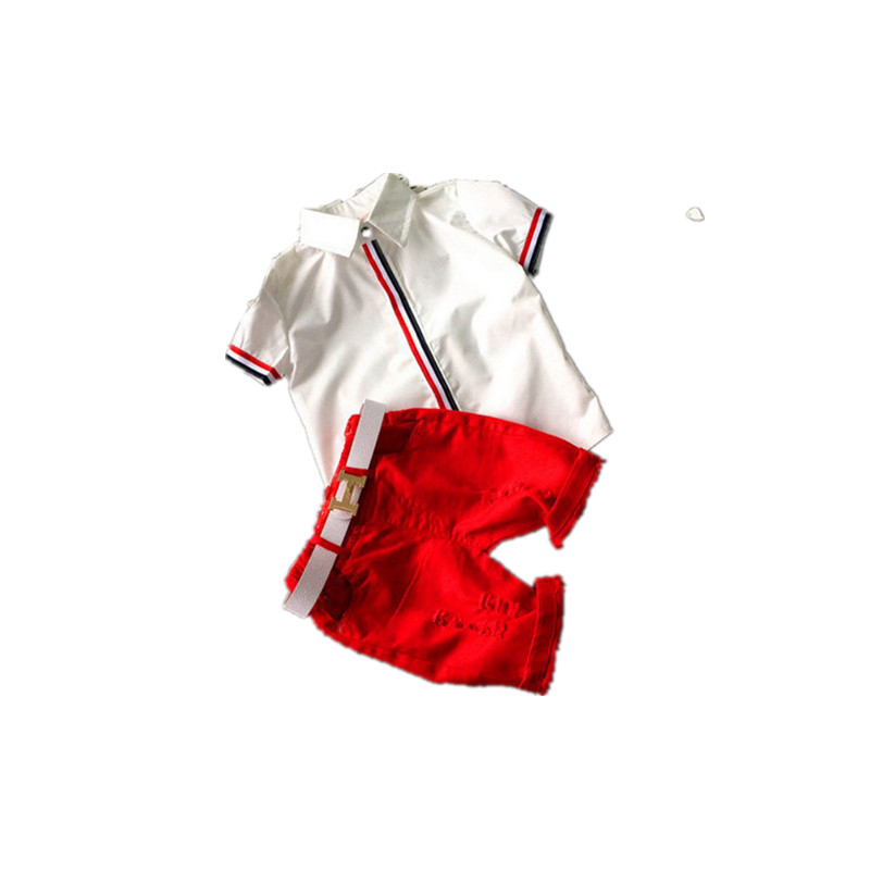 男童套装夏装3宝宝衣服4夏季5儿童装6岁短袖衬衫两件套7夏天衣服