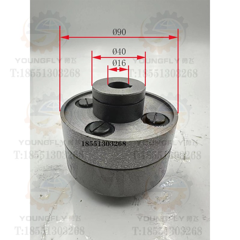 齐齐哈尔 瓦房店C5112A C5116E C5225 C5240立车油泵电机联轴器