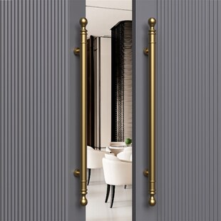 新中式仿古铜玻璃门拉手豪华酒店宴会厅双开门拉手推拉实木门把手