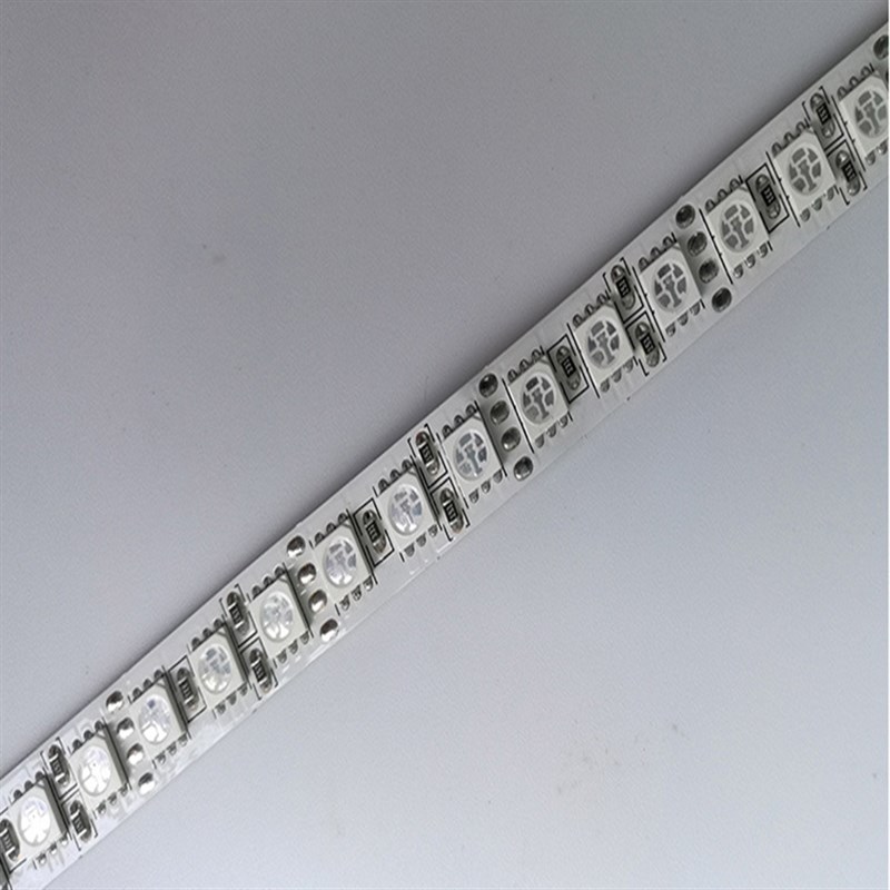 LED灯带12V单排5050七彩RGB软灯条120灯超密低压24V货柜高亮防水