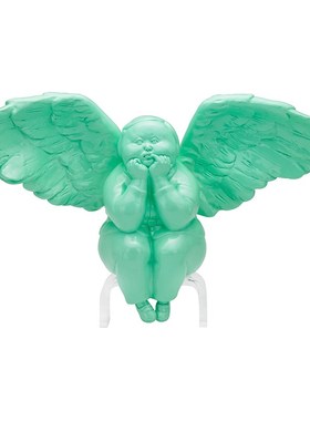 稀奇艺术桌面摆件艺术家瞿广慈《彩虹天使-霓》雕塑天使饰品