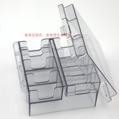 电推剪卡尺收纳盒限发器金属卡尺盒通用限位梳电推子桌面整理盒子