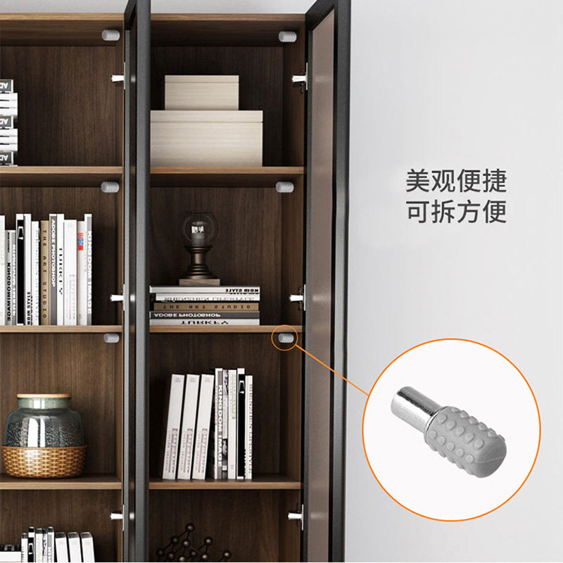 隐形玻璃搁板销支撑支架层板托架衣柜橱柜隔板活动隔板钉层板托钉