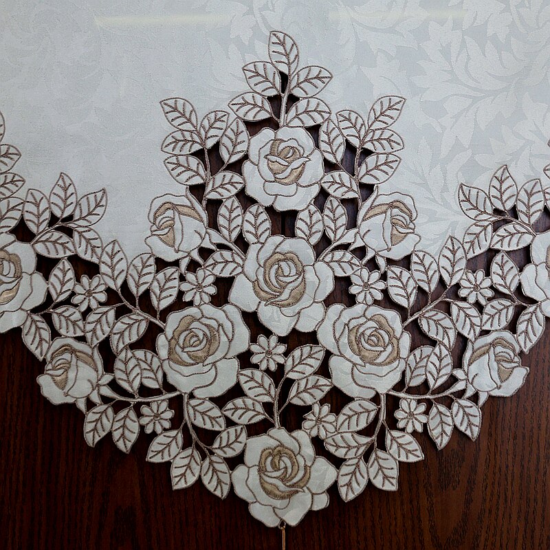 冰箱罩单双开门对开门冰箱巾盖布欧式田园布艺家用绣花盖布防尘罩