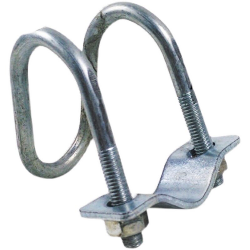 大棚配件十字U环卡扣管管卡十字卡双U卡U型卡养殖温室蔬菜花卉用