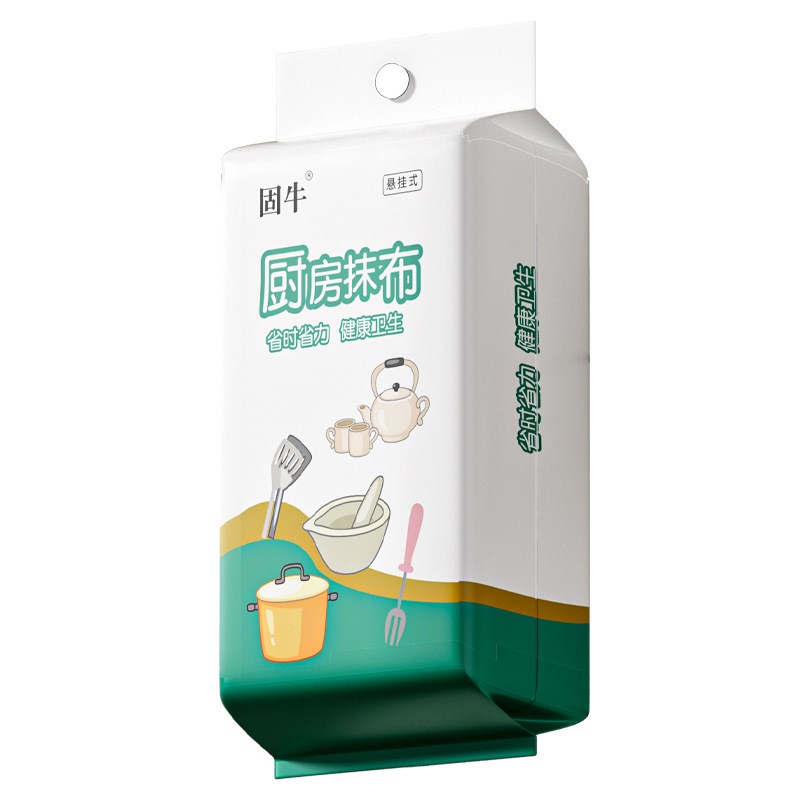 一次性悬挂式懒人抹布厨房干湿两用纸巾加厚可水洗家用清洁洗碗布