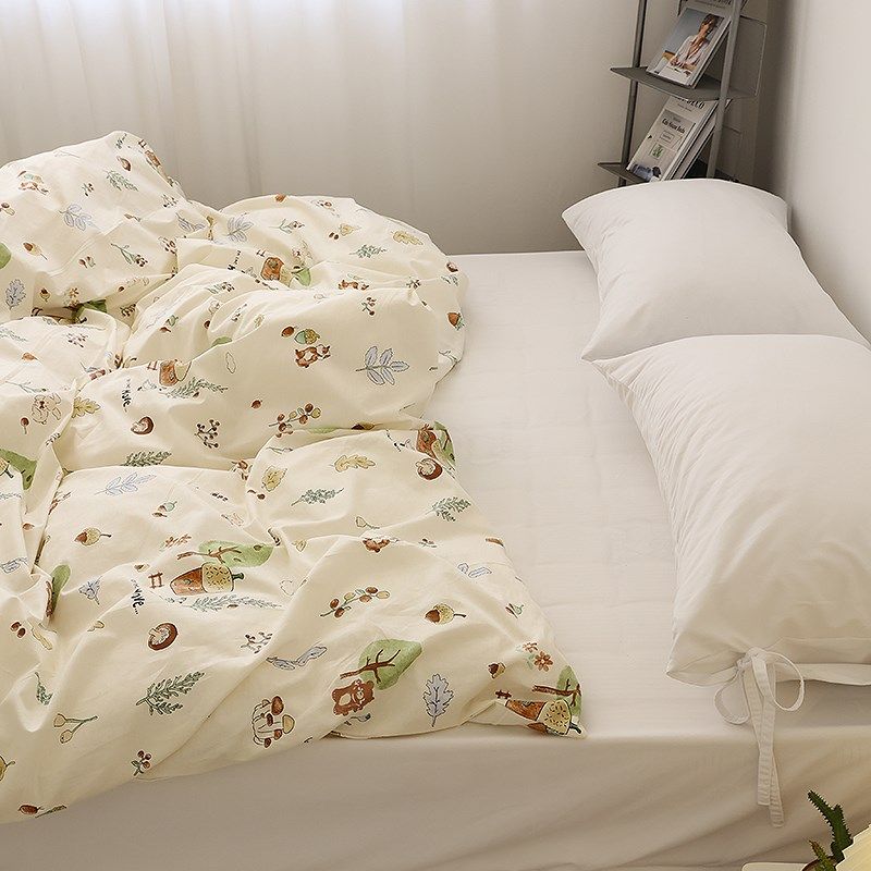 丛林探险森林卡通动漫小动物全棉斜纹单双人被套1.5m1.8m床上用品,床上用品,被套,淘宝优惠券,粉丝福利购,淘宝优惠卷