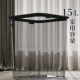 透明方形大号厨房家用垃圾桶压圈客厅办公室高颜值垃圾纸篓垃圾桶