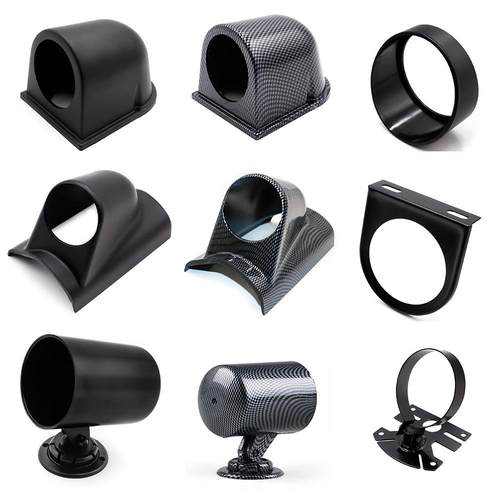 汽车仪表改装表座单孔仪表架仪表台平款支架碳纤维2英寸52mm