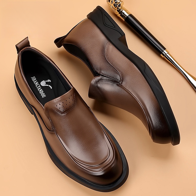 尚千潮漫秋季新款男士休闲皮鞋