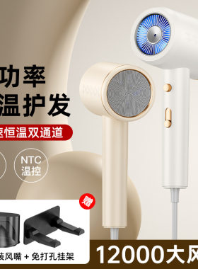 跨境吹风机家用宿舍冷热风负离子网红大功率发廊电吹风筒