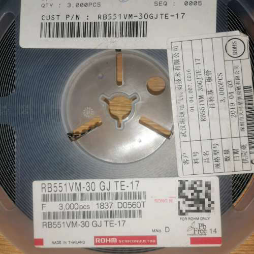 议价RB551VM-30  ROHM，SOD-323