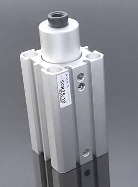 当天直发回转下压夹紧气缸scr12-10可带横臂法兰旋转薄型