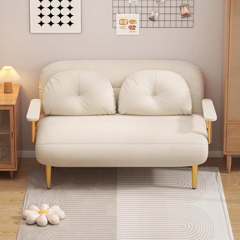沙发床折叠两用2024新款家用小户型双人奶油风客厅阳台多功能沙发