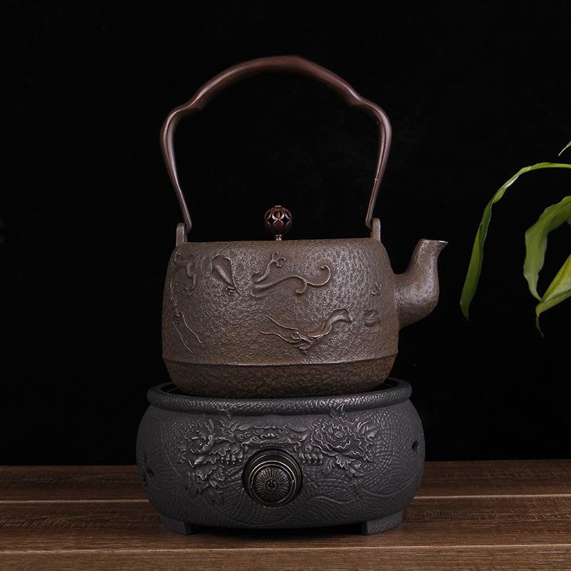 铁壶蜡模无涂层铁壶铁茶壶日式手工壶南部铁瓶老
