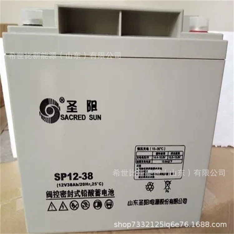 圣阳蓄电池12V5OPZV100胶体12V100AH免维护直流屏UPS/EPS电源电池