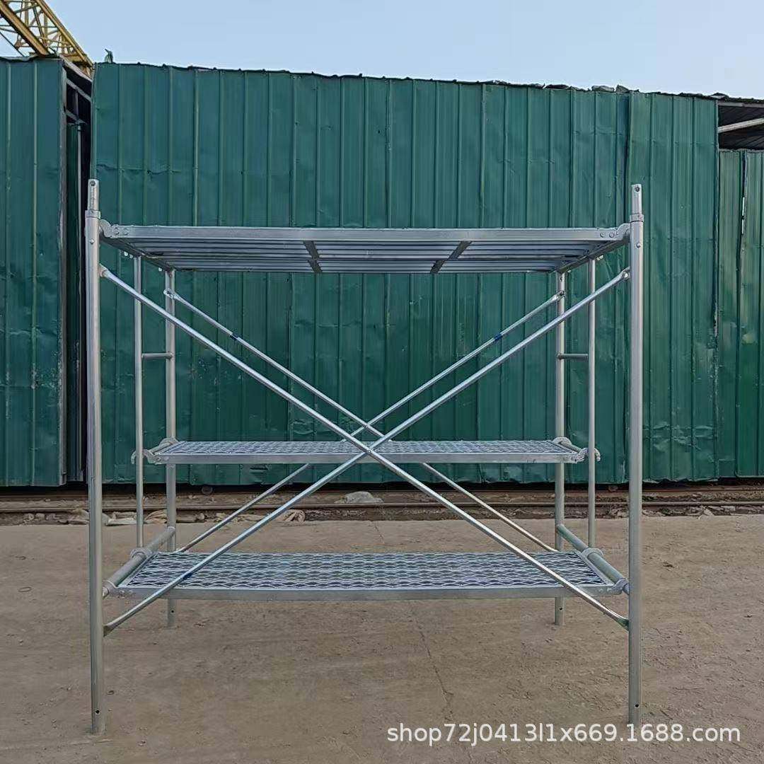 镀锌脚手架加厚移动脚手架门式脚手架梯形活动架