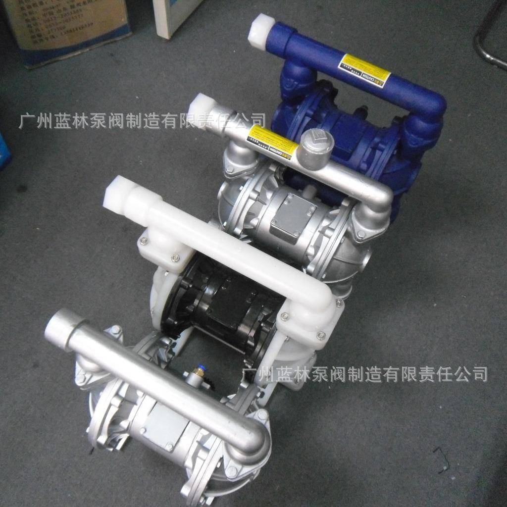 QBY25气动隔膜泵不锈钢耐腐腐蚀抽胶泵自吸压滤机泵