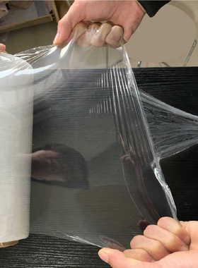 环保拉伸缠绕膜宽50cm100cm包装膜大卷工业商用保鲜膜打包膜