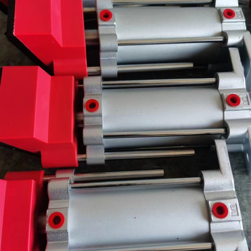 侧孔机斜压气缸开槽机打孔机木板斜压脚夹具木工SU50*75斜角气缸