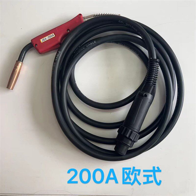 欧式日式二氧化碳气保焊枪NBC-350 500气体保护电焊机手把线8米