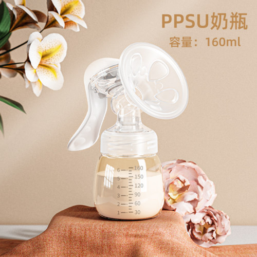 bebebao手动吸奶器吸力大产后手动式母乳集奶器按摩便携静音挤奶