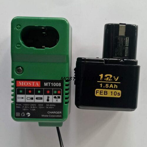 MOSTA妙达DVD12SA/B手电钻配件FEB10S(12V)充电电池MT1008充电器
