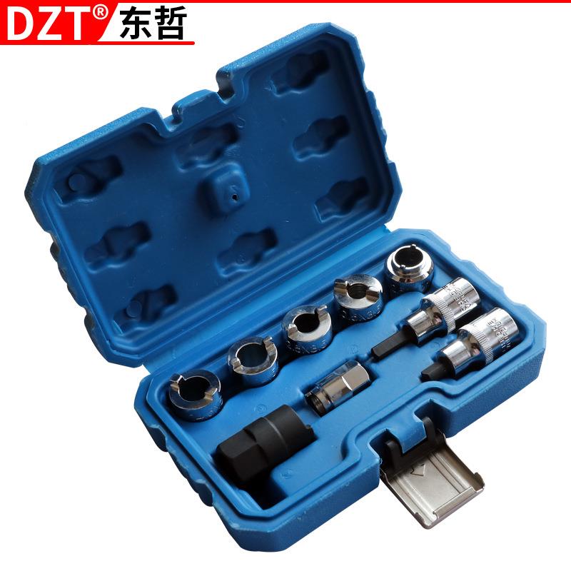 震避器上座螺丝震顶拆卸器避震塔顶拆装胶工具减9件套螺丝紧固套