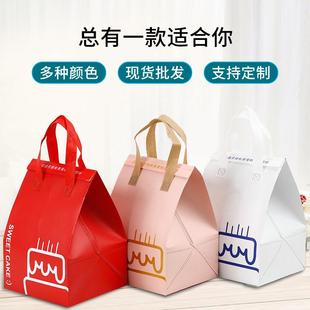 定覆膜無紡布糕冷藏袋ogo外賣手提保蛋溫包鋁箔保l溫00001袋做
