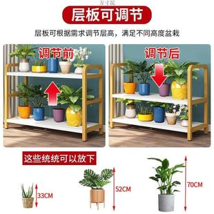 铁艺花盆架子可动带花轮花架子室内 阳台架移子置物架花ONN落地式